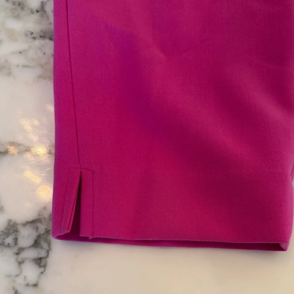 NWT French Connection Emiko Whisper Ruth Pants In Wild Rosa Sz 6 drawstring - Picture 8 of 9